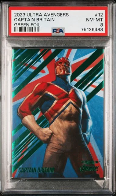 2022 Fleer Ultra Avengers Captain Britain #12 card image