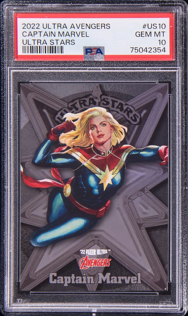 2022 Fleer Ultra Avengers Captain Marvel Ultra Stars #US10 card image