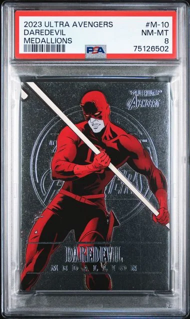 2022 Fleer Ultra Avengers Daredevil Medallions #M-10 card image