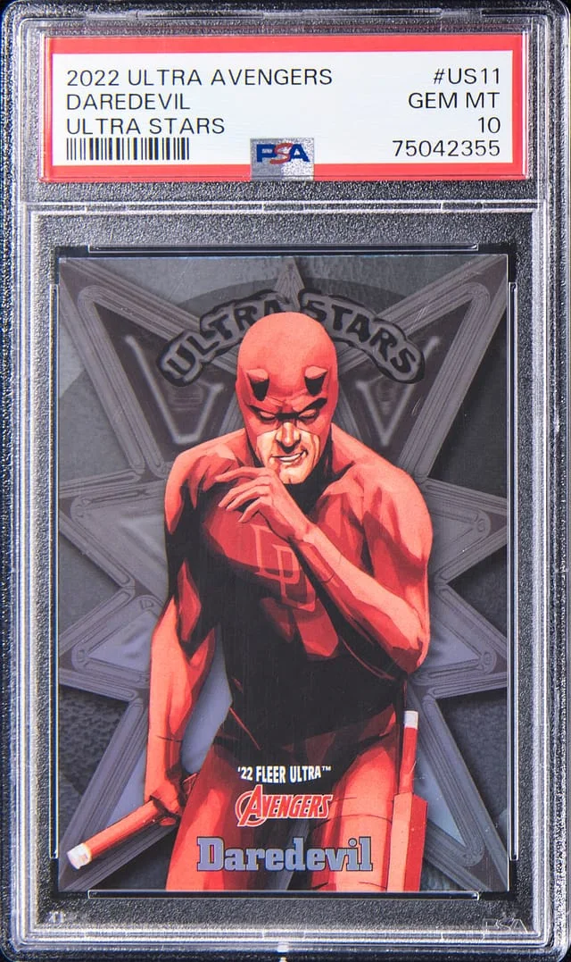 2022 Fleer Ultra Avengers Daredevil Ultra Stars #US11 card image