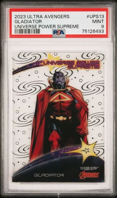 2022 Fleer Ultra Avengers Gladiator Universe Power Supreme #UPS-13 card image