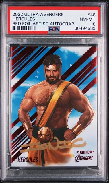 2022 Fleer Ultra Avengers Hercules #48 card image