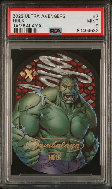 2022 Fleer Ultra Avengers Hulk Jambalaya #7 card image