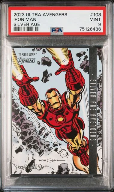 2022 Fleer Ultra Avengers Iron Man #108 card image