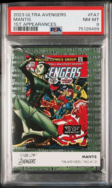 2022 Fleer Ultra Avengers Mantis 1st Appearances #FA-7 card image