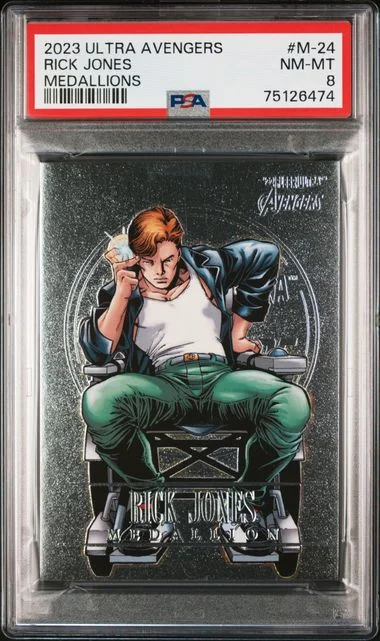 2022 Fleer Ultra Avengers Rick Jones Medallions #M24 card image