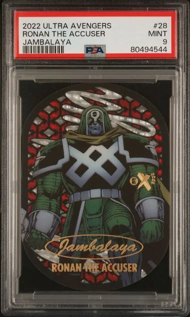 2022 Fleer Ultra Avengers Ronan The Accuser Jambalaya #28 card image
