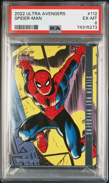 2022 Fleer Ultra Avengers Spider-Man #112 card image