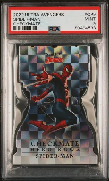 2022 Fleer Ultra Avengers Spider-Man Checkmate #CP9 card image