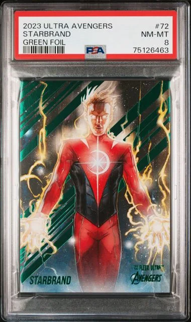 2022 Fleer Ultra Avengers Star Brand #72 card image