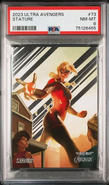 2022 Fleer Ultra Avengers Stature #73 card image