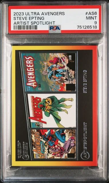 2022 Fleer Ultra Avengers Steve Epting Artist Spotlight #AS-6 card image