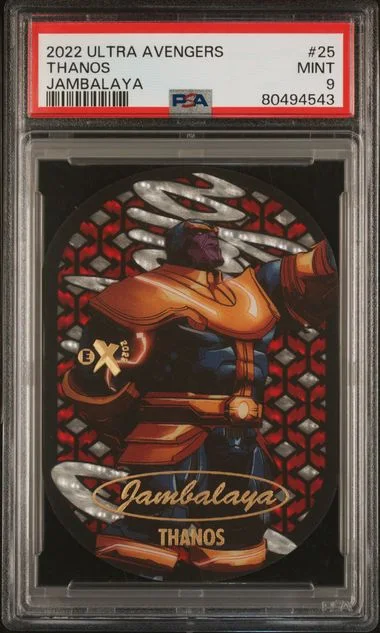 2022 Fleer Ultra Avengers Thanos Jambalaya #25 card image