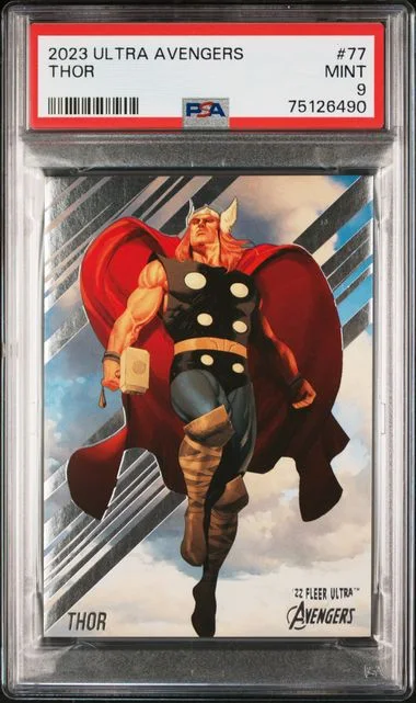 2022 Fleer Ultra Avengers Thor #77 card image