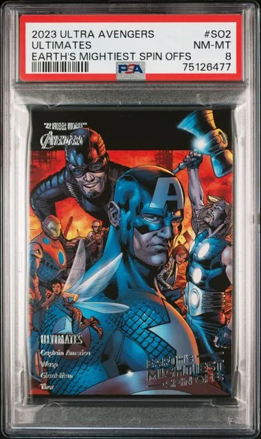 2022 Fleer Ultra Avengers Ultimates Earth's Mightiest Spin Offs #SO2 card image