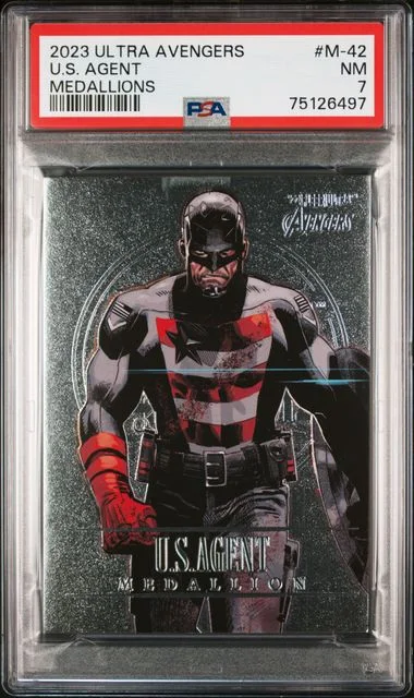 2022 Fleer Ultra Avengers U.S.Agent Medallions #M-42 card image