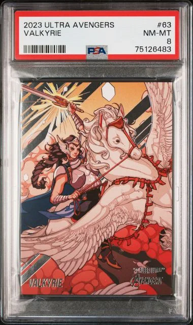 2022 Fleer Ultra Avengers Valkyrie #63 card image
