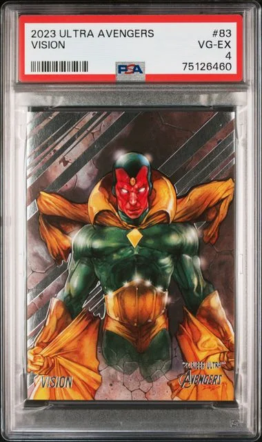 2022 Fleer Ultra Avengers Vision #83 card image