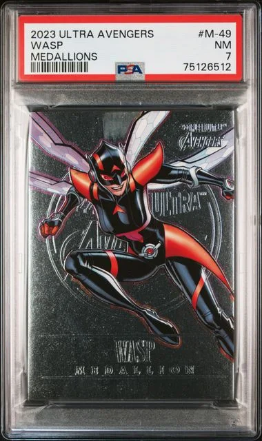 2022 Fleer Ultra Avengers Wasp Medallions #M49 card image