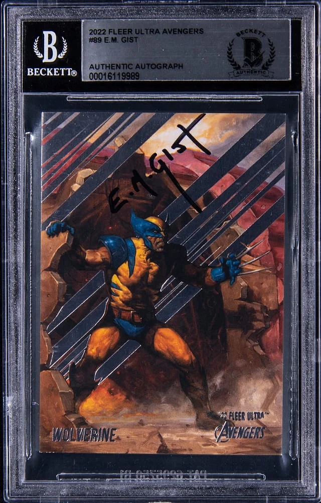 2022 Fleer Ultra Avengers Wolverine Orange Foil #89 card image