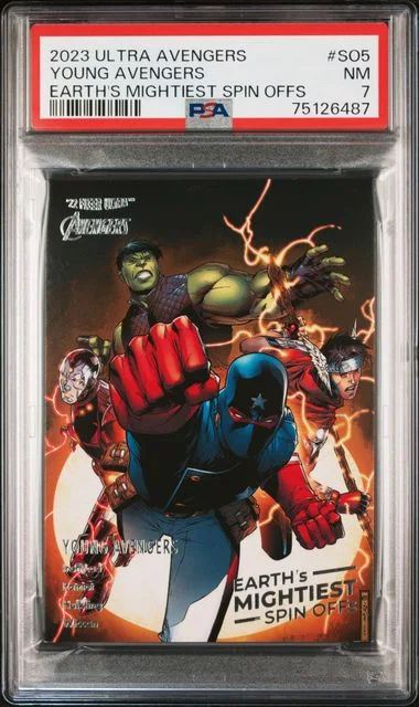 2022 Fleer Ultra Avengers Young Avengers Earth's Mightiest Spin Offs #SO5 card image