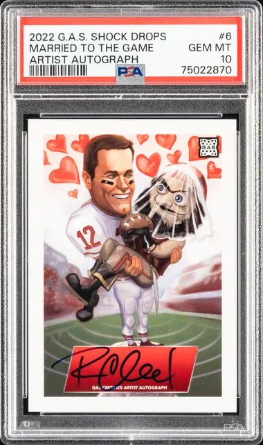 2022 G.A.S. Shock Drops Artist Autograph Married To The Game #6 card image