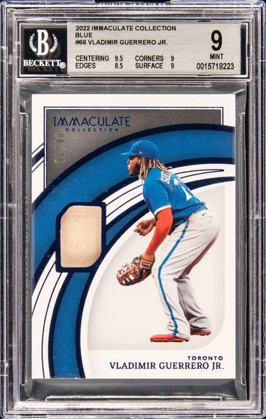 2022 Immaculate 86 Vladimir Guerrero Jr. Collection #66 card image