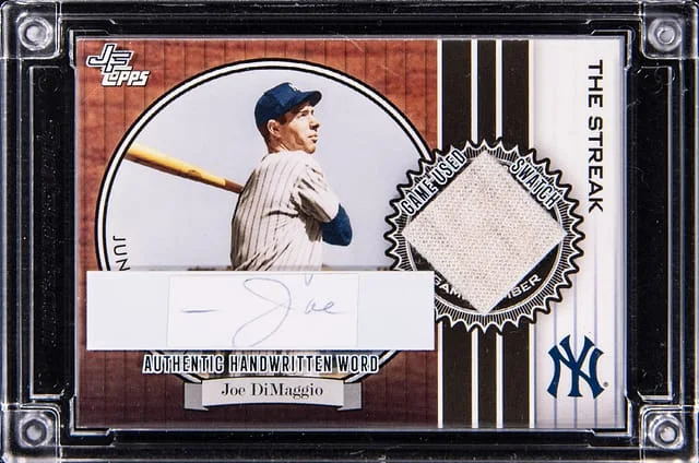 2022 Jersey Fusion Baseball Joe DiMaggio #JD45 card image