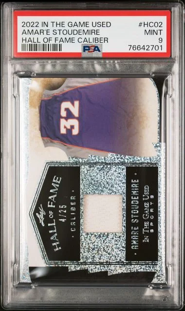 2022 Leaf Amar’E Stoudemire In The Game Used Hall Of Fame Caliber #Hc02 card image