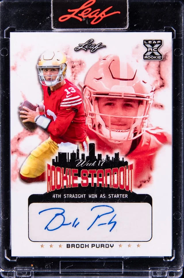 2022 Leaf Brock Purdy Standout #RS-BP1 card image