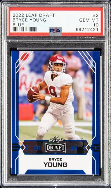 2022 Leaf Bryce Young Draft Red #2 card image