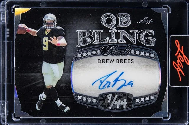 2022 Leaf Drew Brees Pearl QB Bling #QB-DB1 card image