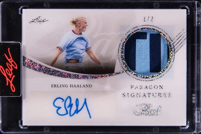 2022 Leaf Erling Haaland Pearl Paragon Signatures #PS-EH1 card image