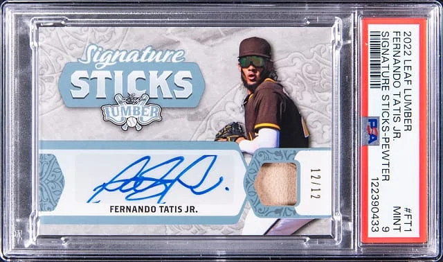 2022 Leaf Fernando Tatis Jr. Lumber Signature Sticks Pewter #SS-FT1 card image