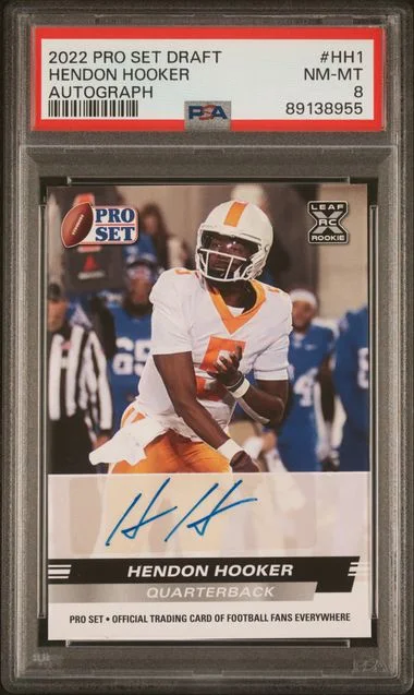 2022 Leaf Hendon Hooker Pro Set Draft Autographs #HH1 card image