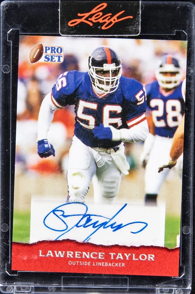 2022 Leaf Lawrence Taylor Pro Set #PSA-LT1 card image