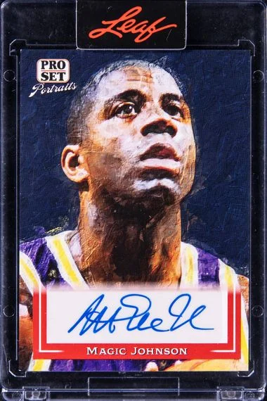 2022 Leaf Magic Johnson Pro Set Portraits #PSP-MJ1 card image