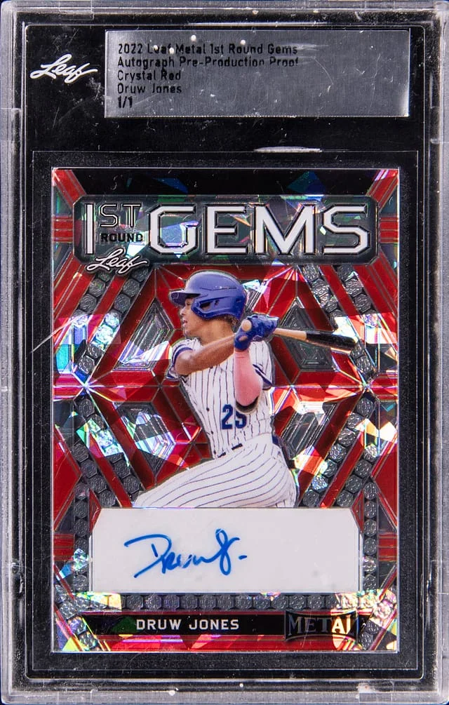 2022 Leaf Metal Round Gems #1st card image