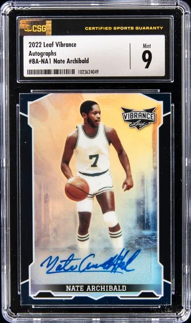 2022 Leaf Nate Archibald Vibrance Autographs #Bana1 card image