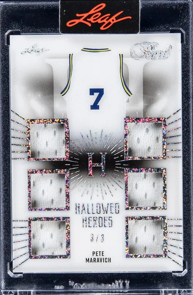 2022 Leaf Pete Maravich Pearl Hallowed Heroes #HH-12 card image