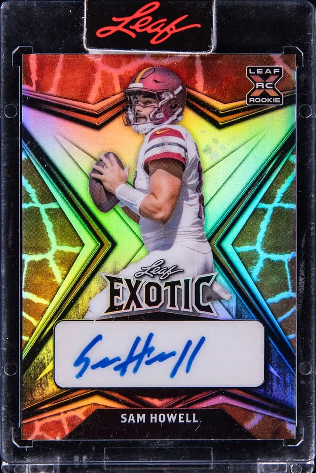 2022 Leaf Sam Howell Exotic #BA-SH1 card image