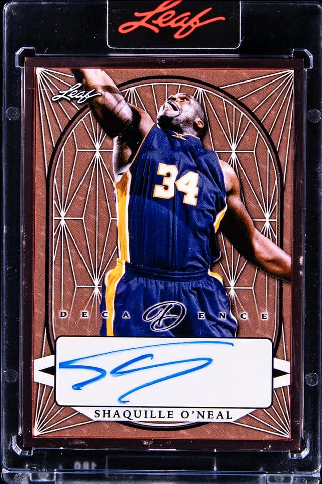 2022 Leaf Shaquille O'Neal Decadence Basketball Autographs #BASO1 card image