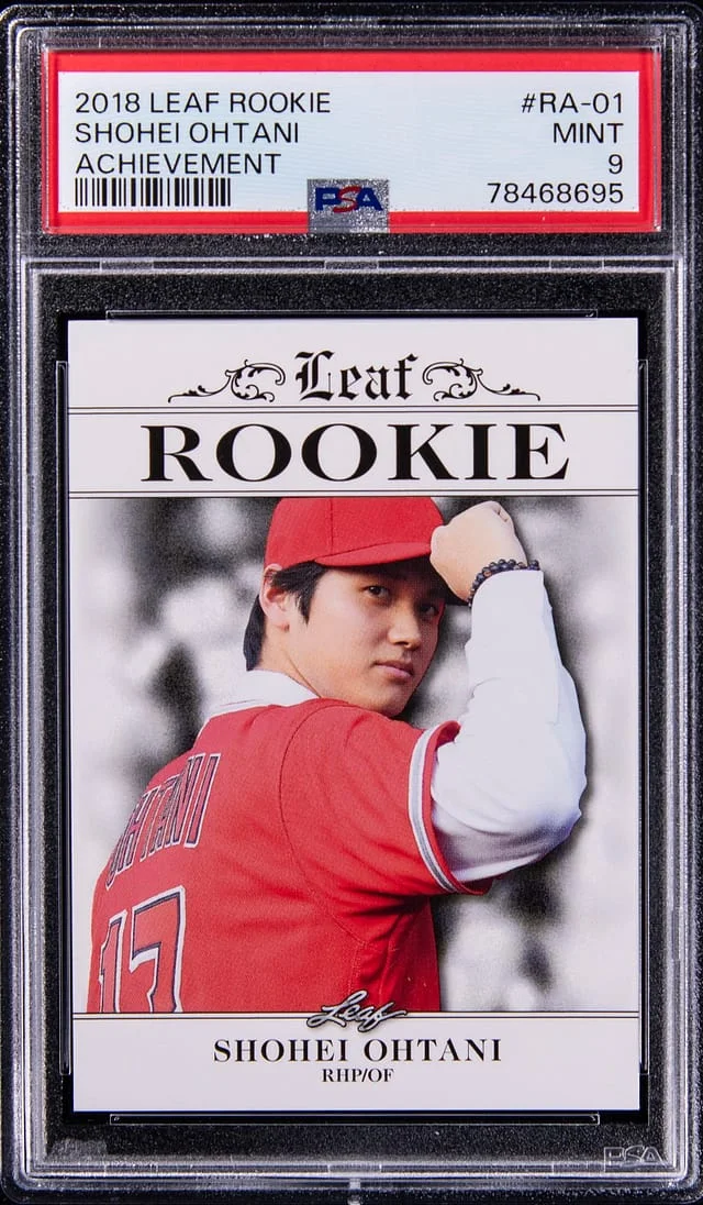 2022 Leaf Shohei Ohtani Achievement #RA-01 card image