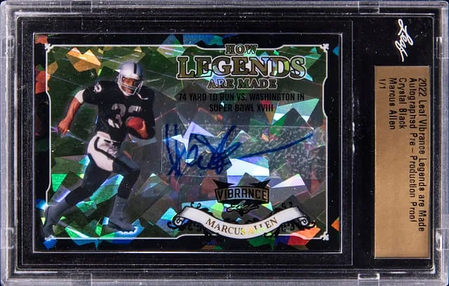 2022 Leaf Vibrance Legends are Made #no-number card image