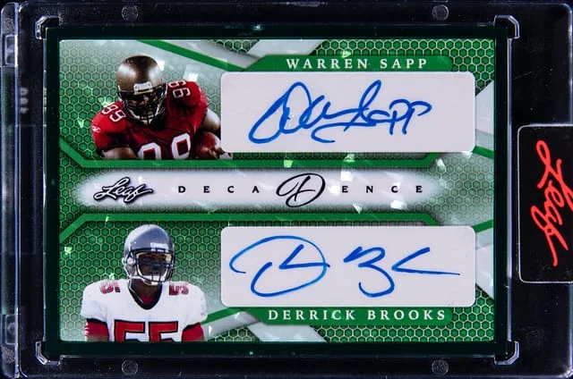 2022 Leaf Warren Sapp/Derrick Brooks Decadence #DA-33 card image