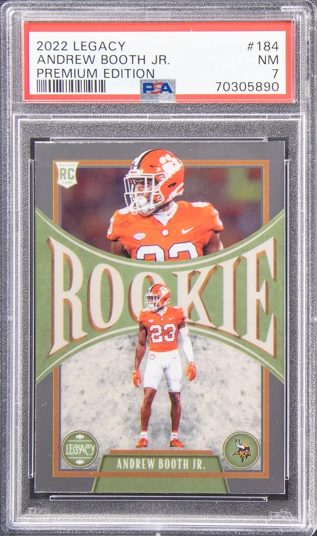 2022 Legacy Premium Edition Andrew Booth Jr #184 card image