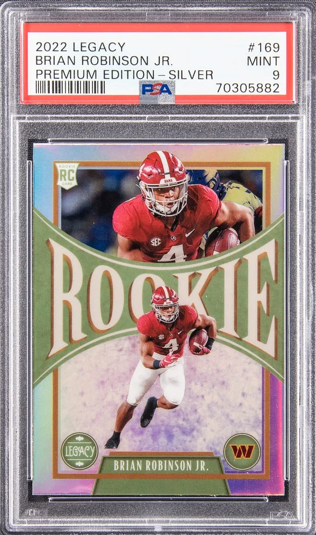 2022 Legacy Premium Edition - Silver Brain Robinson Jr #169 card image