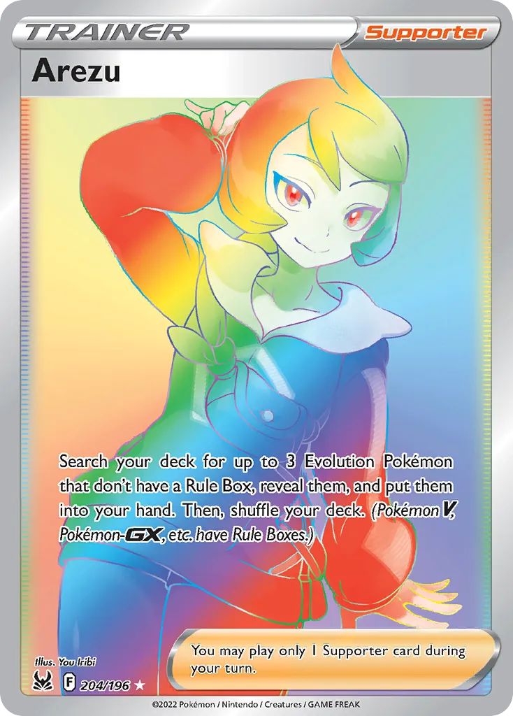 2022 Lost Origin Arezu #189/196 Rare Ultra card image