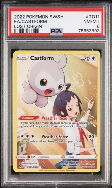 2022 Lost Origin Castform #TG11 Unlisted card image