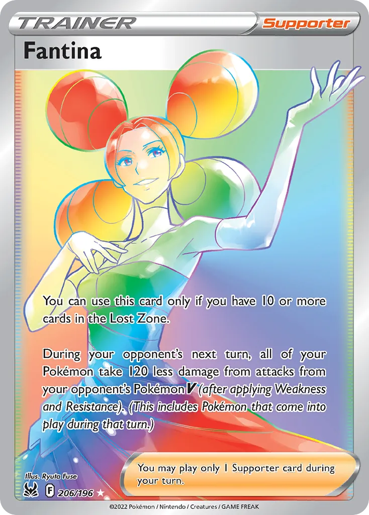 2022 Lost Origin Fantina #191/196 Rare Ultra card image